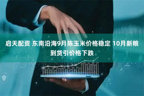 启天配资 东南沿海9月陈玉米价格稳定 10月新粮到货引价格下跌